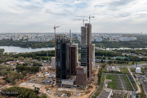 Ход строительства ЖК «Вейв» за Сентябрь 2024 г., фото №2