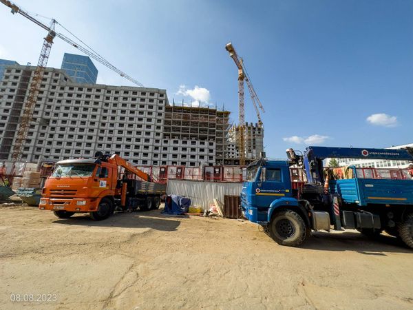 Ход строительства ЖК «Дмитровское небо» за Август 2023 г., фото №3