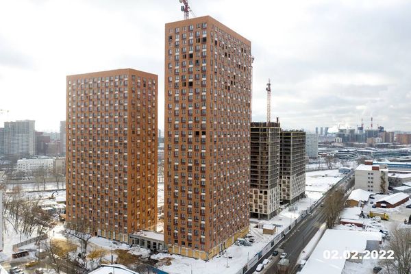 Ход строительства ЖК «Перовское 2» за Февраль 2022 г., фото №2