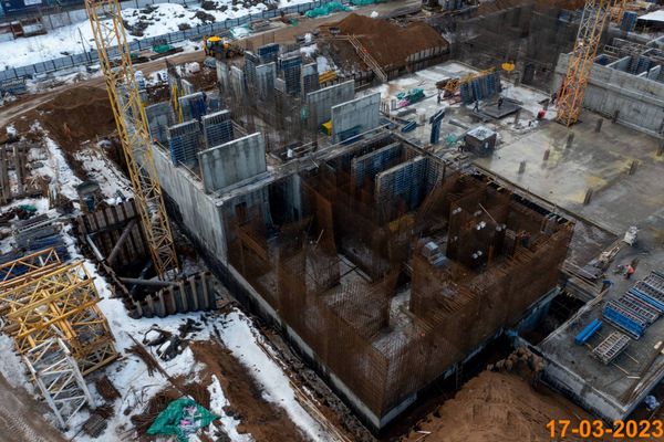 Ход строительства ЖК «Первый Дубровский» за Март 2023 г., фото №5