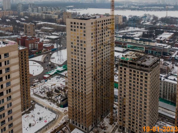 Ход строительства ЖК «Кронштадтский 9» за Январь 2023 г., фото №3