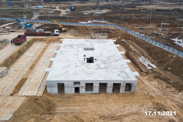Ход строительства ЖК «Саларьево парк» за Ноябрь 2021 г., фото №5