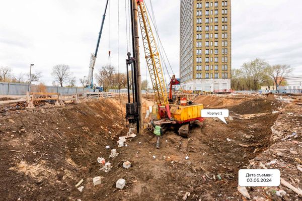 Ход строительства ЖК «Квартал на воде» за Май 2024 г., фото №4