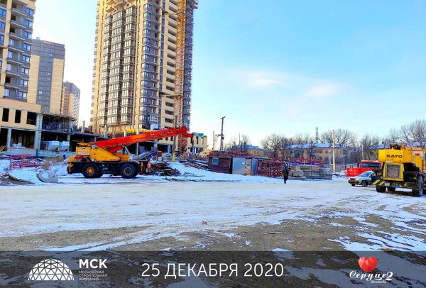 Ход строительства ЖК «Сердце Ростова 2» за Январь 2021 г., фото №4