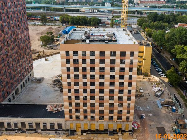 Ход строительства ЖК «Большая Академическая 85» за Август 2022 г., фото №2