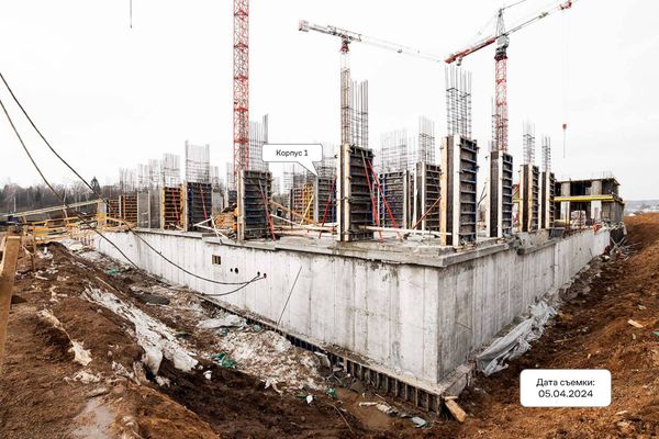 Ход строительства ЖК «Квартал Марьино» за Апрель 2024 г., фото №4