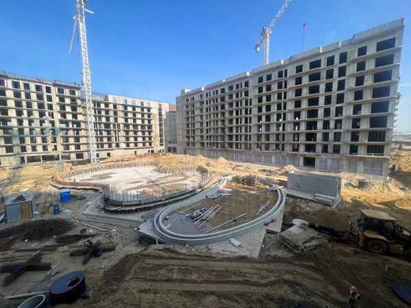 Ход строительства ЖК «Гостиничный комплекс Лучи» за Ноябрь 2025 г., фото №4