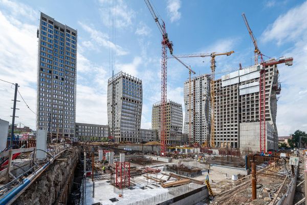 Ход строительства ЖК «Левел Южнопортовая» за Июнь 2024 г., фото №5