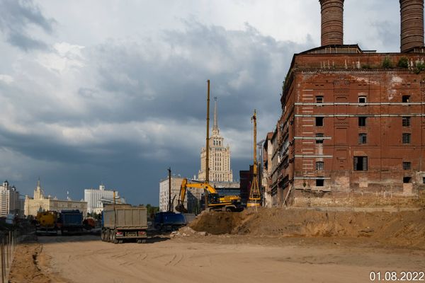 Ход строительства ЖК «Бадаевский» за Август 2022 г., фото №3