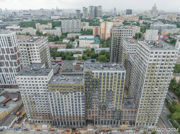 Ход строительства ЖК «Петровский парк II» за Август 2024 г., фото №4