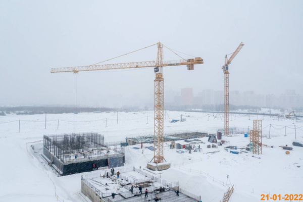 Ход строительства ЖК «Никольские луга» за Январь 2022 г., фото №3