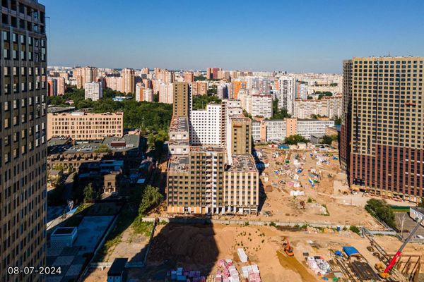 Ход строительства ЖК «Дмитровское небо» за Июль 2024 г., фото №5