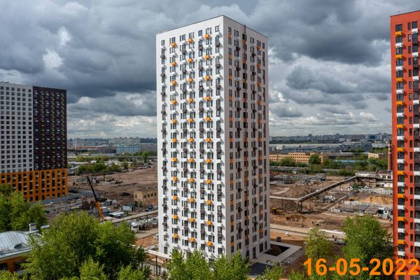 Ход строительства ЖК «Волжский парк» за Май 2022 г., фото №2