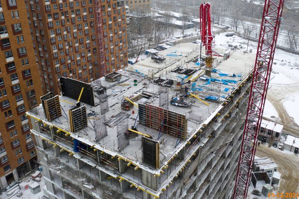 Ход строительства ЖК «Перовское 2» за Декабрь 2021 г., фото №5
