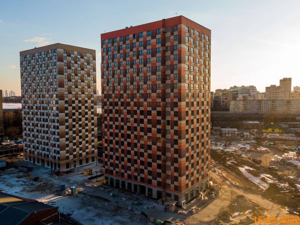 Ход строительства ЖК «Большая Академическая 85» за Март 2022 г., фото №3