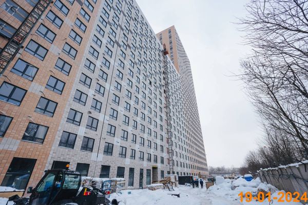 Ход строительства ЖК «Алтуфьевское 53» за Январь 2024 г., фото №2