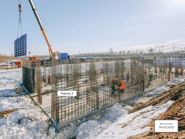 Ход строительства ЖК «Молжаниново» за Март 2022 г., фото №3