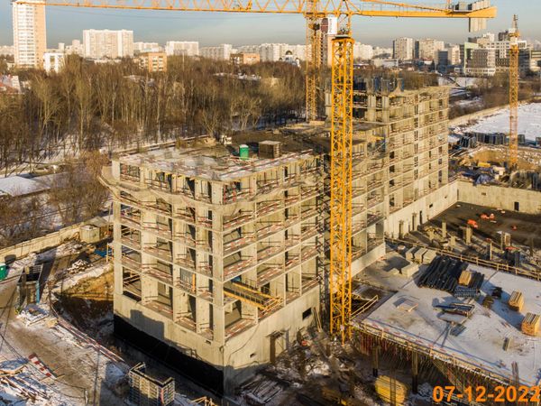 Ход строительства ЖК «Алтуфьевское 53» за Декабрь 2022 г., фото №4