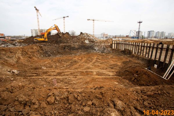 Ход строительства ЖК «Кавказский бульвар 51» за Апрель 2023 г., фото №4