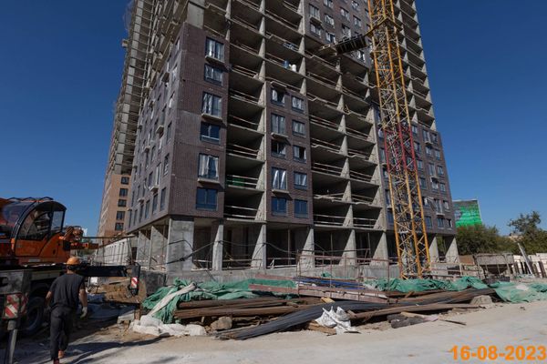 Ход строительства ЖК «Первый Дубровский» за Август 2023 г., фото №4