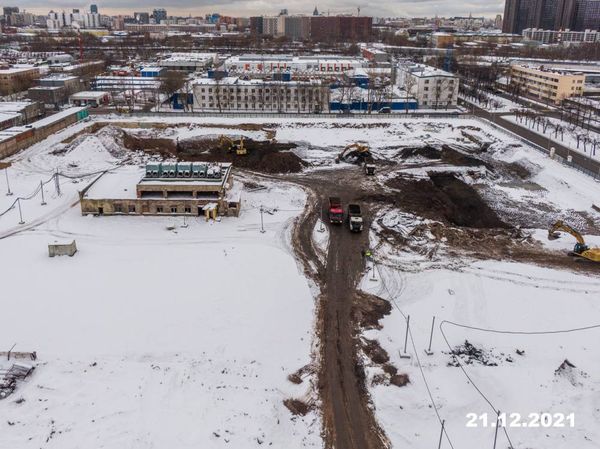 Ход строительства ЖК «Руставели 14» за Декабрь 2021 г., фото №4