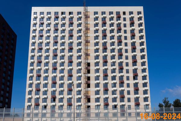 Ход строительства ЖК «Юнино» за Август 2024 г., фото №2