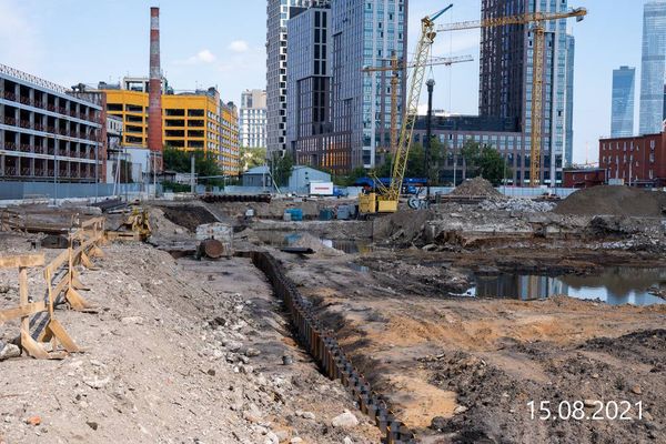 Ход строительства ЖК «Барклая 6» за Август 2021 г., фото №4