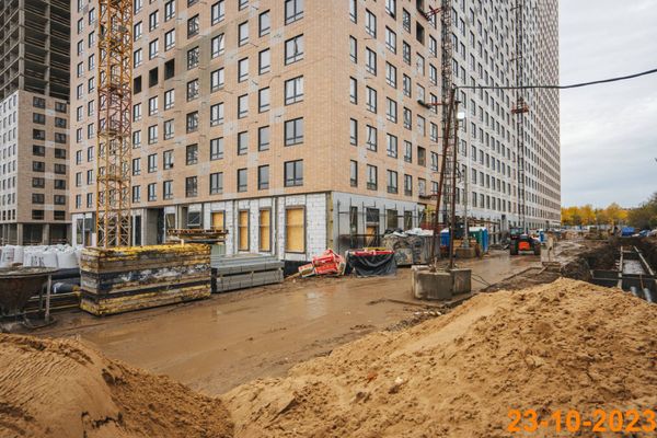 Ход строительства ЖК «Алтуфьевское 53» за Октябрь 2023 г., фото №2
