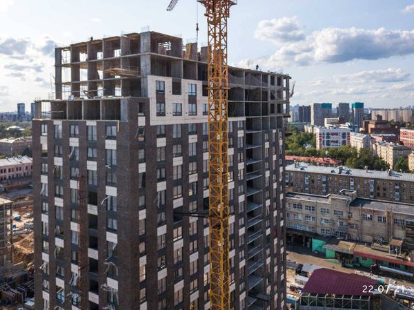 Ход строительства ЖК «Руставели 14» за Июль 2021 г., фото №3