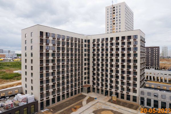 Ход строительства ЖК «Зелёный парк» за Май 2023 г., фото №5