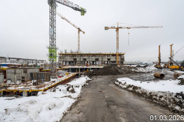 Ход строительства ЖК «Адмирал» за Март 2026 г., фото №4