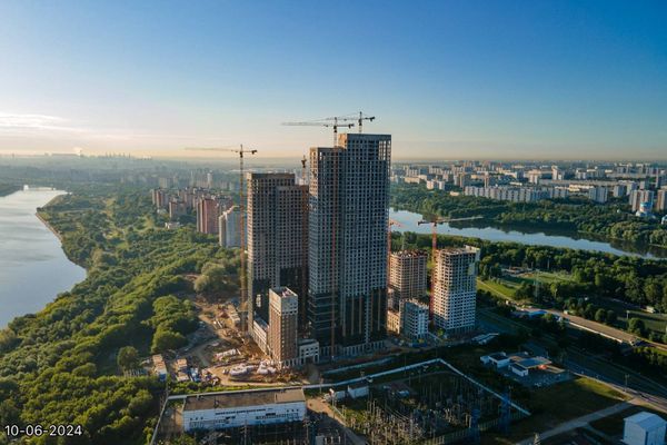 Ход строительства ЖК «Вейв» за Июнь 2024 г., фото №3