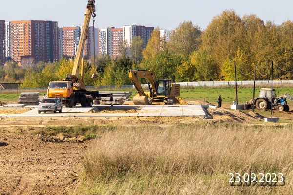 Ход строительства ЖК «Деснаречье» за Сентябрь 2023 г., фото №2