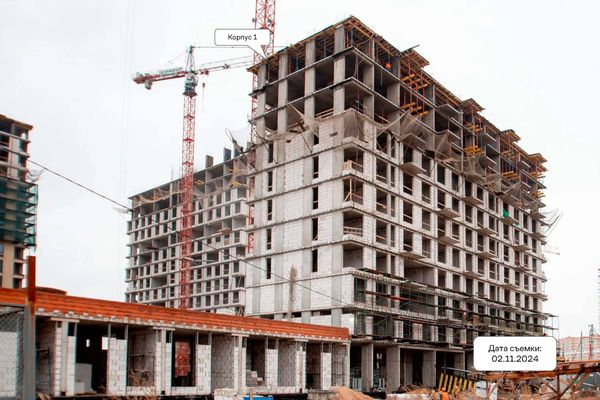 Ход строительства ЖК «Квартал Марьино» за Ноябрь 2024 г., фото №5