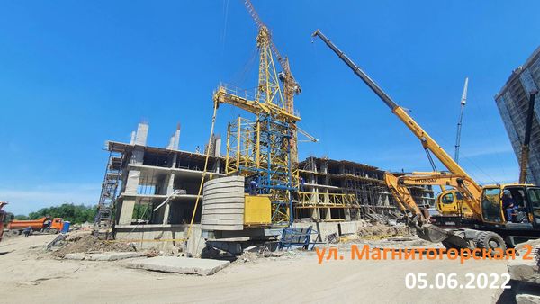 Ход строительства ЖК «Екатерининский» за Июнь 2022 г., фото №4