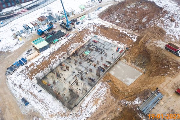 Ход строительства ЖК «Саларьево парк» за Январь 2023 г., фото №2