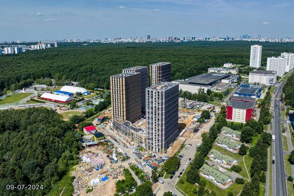 Ход строительства ЖК «Парксайд» за Июль 2024 г., фото №3