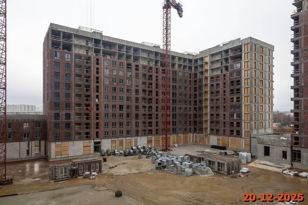 Ход строительства ЖК «Москворечье» за Декабрь 2025 г., фото №2