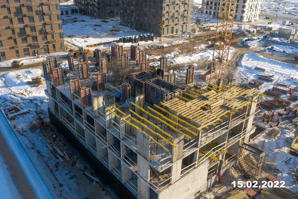 Ход строительства ЖК «Холланд парк» за Февраль 2022 г., фото №4