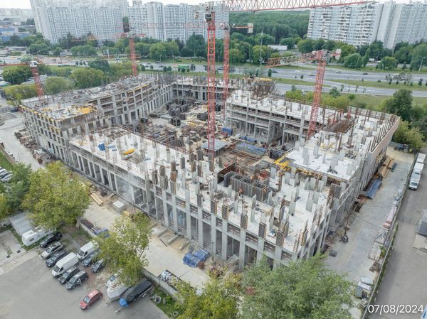 Ход строительства ЖК «Варшавские ворота» за Август 2024 г., фото №3