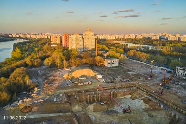 Ход строительства ЖК «Вейв» за Май 2022 г., фото №2