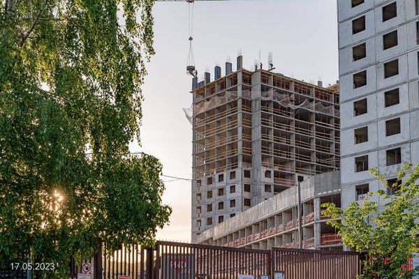 Ход строительства ЖК «Парксайд» за Май 2023 г., фото №4