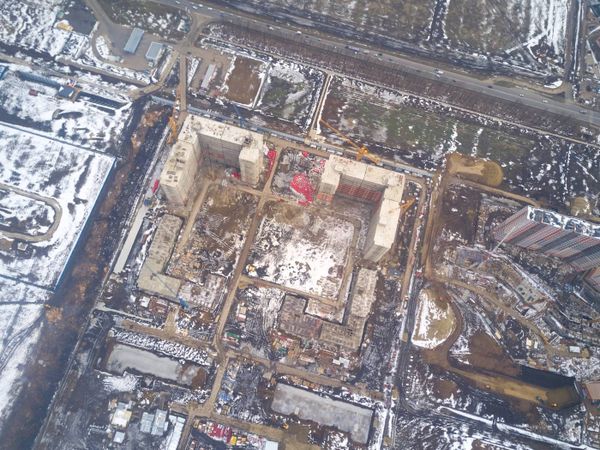 Ход строительства ЖК «Самолёт» за Февраль 2021 г., фото №4