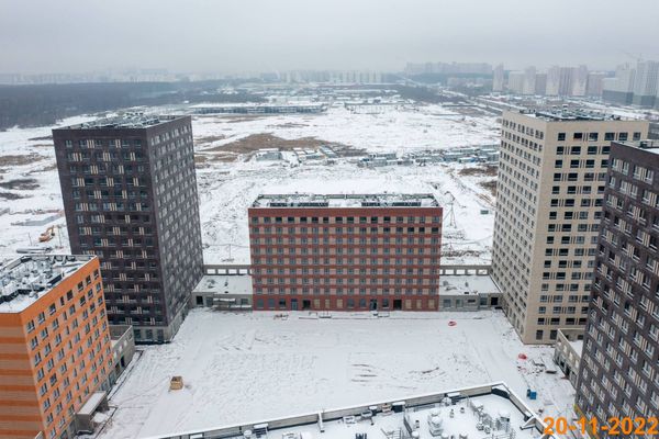 Ход строительства ЖК «Никольские луга» за Ноябрь 2022 г., фото №2