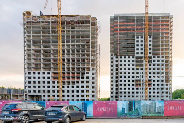 Ход строительства ЖК «Парксайд» за Июнь 2023 г., фото №4