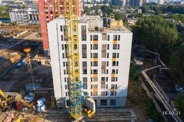 Ход строительства ЖК «Волжский парк» за Июль 2021 г., фото №2