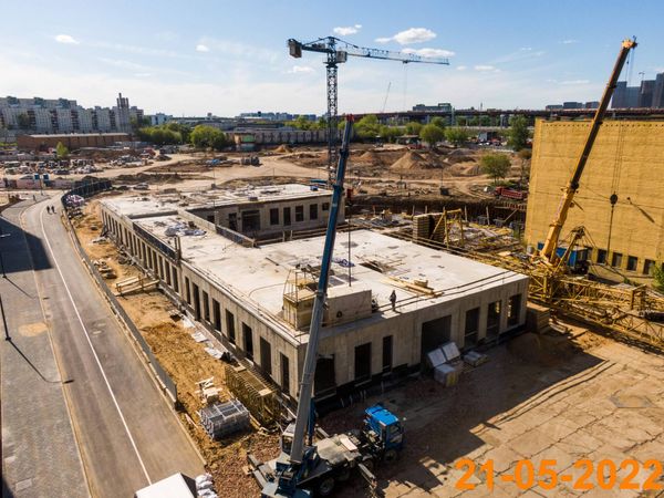 Ход строительства ЖК «Большая Академическая 85» за Май 2022 г., фото №3
