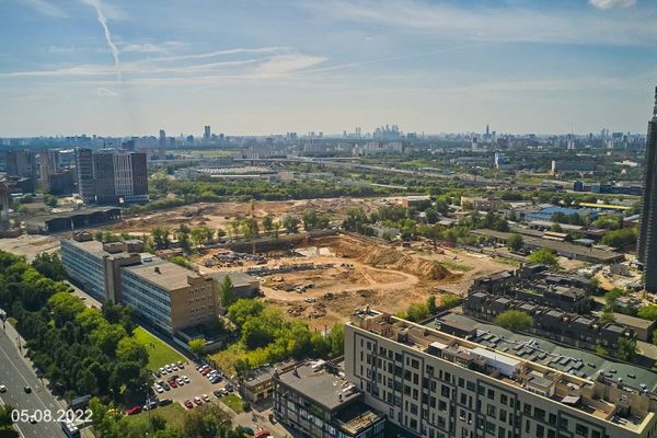Ход строительства ЖК «Дмитровское небо» за Август 2022 г., фото №4
