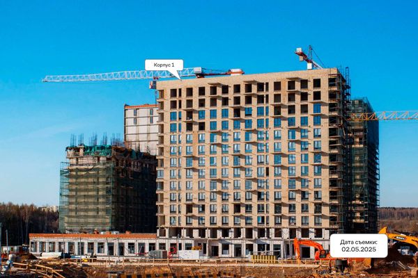Ход строительства ЖК «Квартал Марьино» за Май 2025 г., фото №4