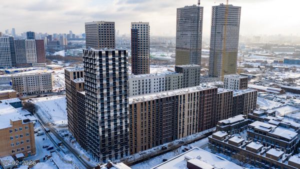 Ход строительства ЖК «Дмитровское небо» за Февраль 2026 г., фото №4